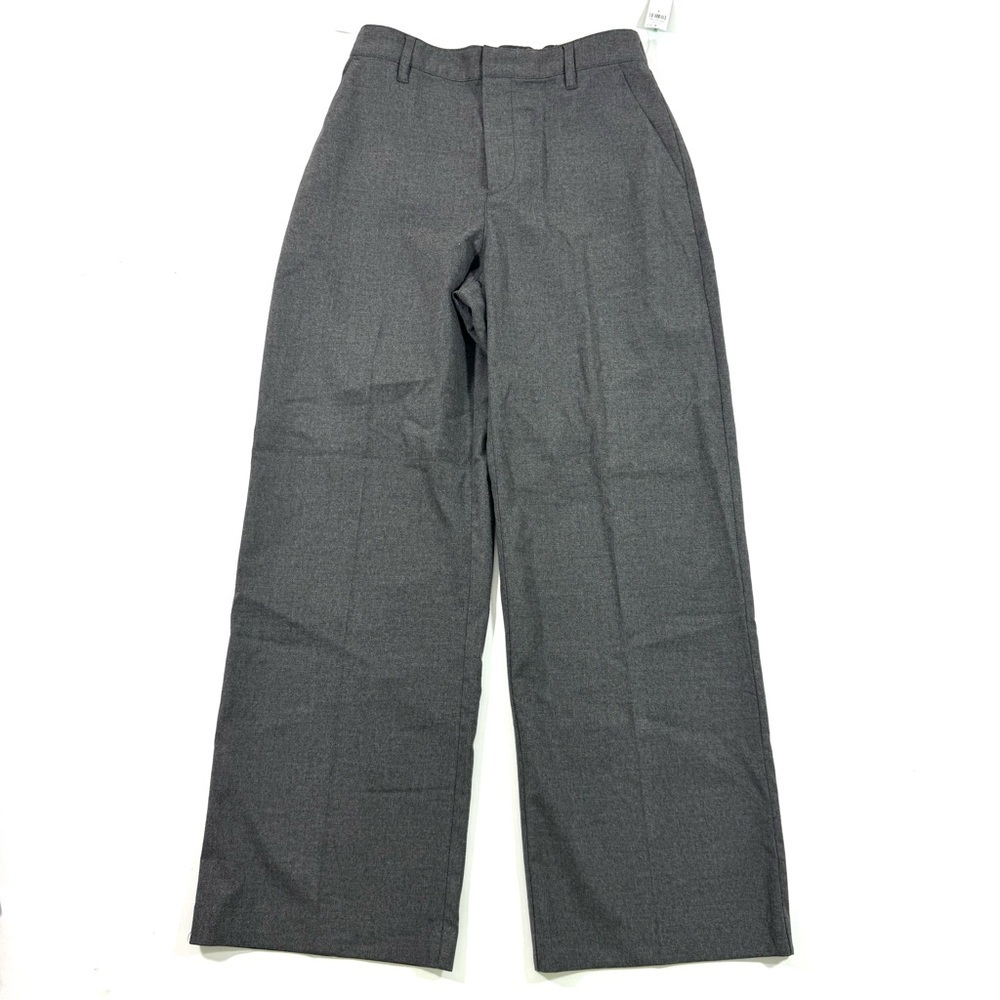 New Gap Easy Trouser Pants Charcoal Grey Slacks Workwear